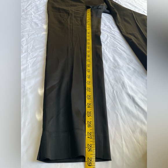 TALBOTS Satin Pants Curvy Womens Size 4 Side Zip Black 2000s Y2K Evening Glam - Picture 12 of 15